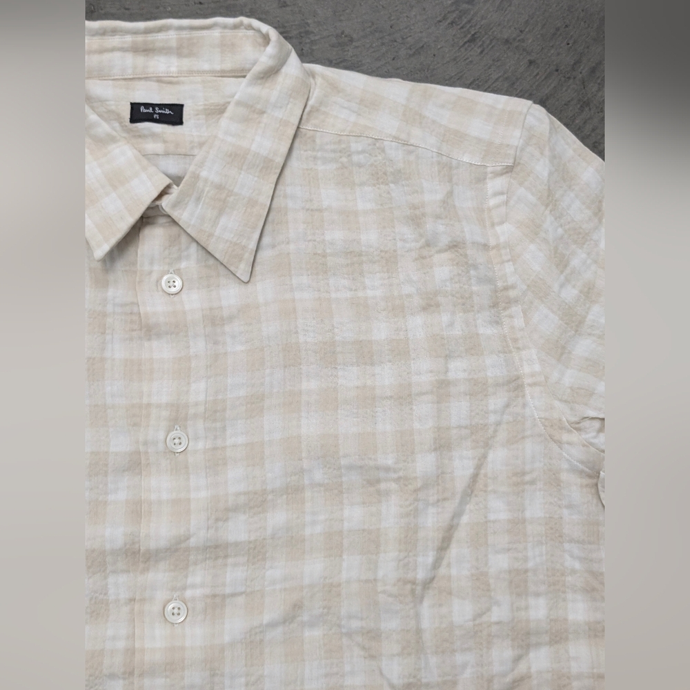 Paul Smith Plaid Men's Shirt, Medium